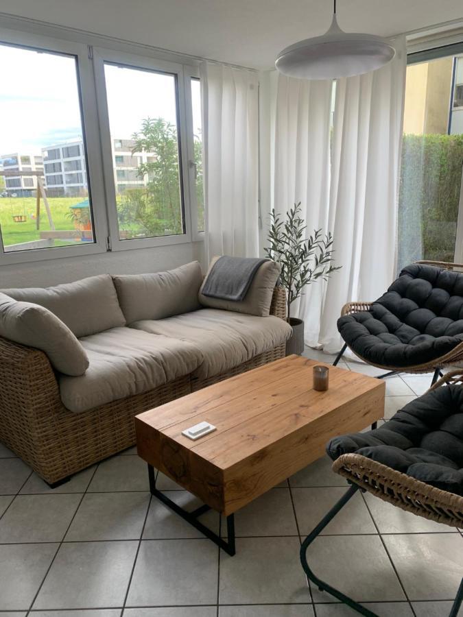 Relax Apartment Mit Garten - Lifestyle Am Bodensee, Fahrraeder & Parkplatz Inklusive بريجنتس المظهر الخارجي الصورة